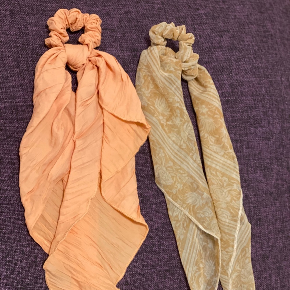 Anthropologie Hair Scarf Set